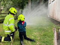 1st Ivybridge Scouts enjoy safety presentation and fire engine tour