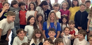 Meg Niblett returns to former primary school