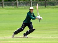 Ben Beaumont at his batting best