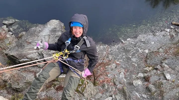 Devon Police Officer Kate Doison is raising money for Climbing Out