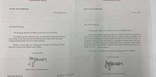 Royal congratulation on Pride of Devon traction engine