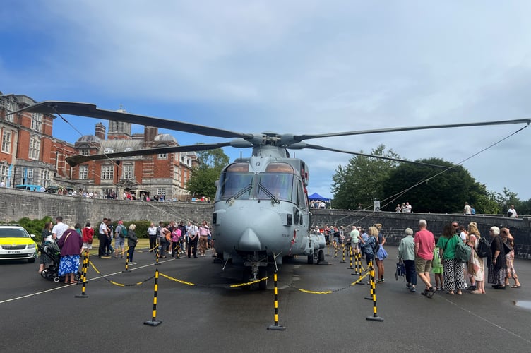 The Merlin helicopter from Yeovil