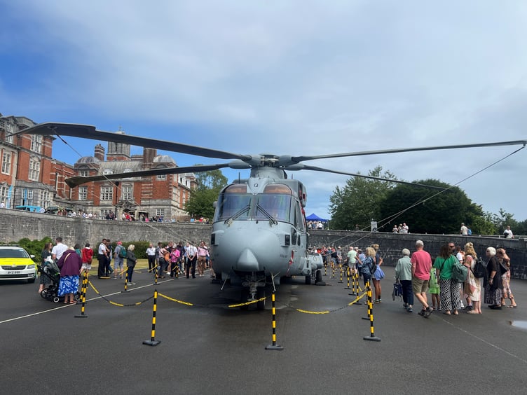 The Merlin helicopter from Yeovil