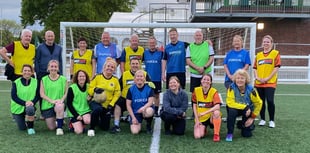 Walking football club taking large strides
