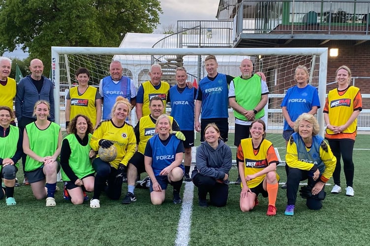 South Hams Walking Football Team men and women