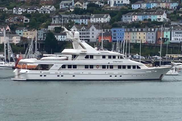 Motor Yacht 'Constance' visits Dartmouth 