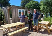 Mutual benefit from new picnic benches