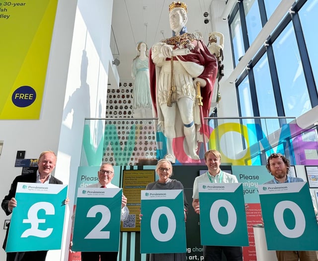 Persimmon donates £2,000 to The Box