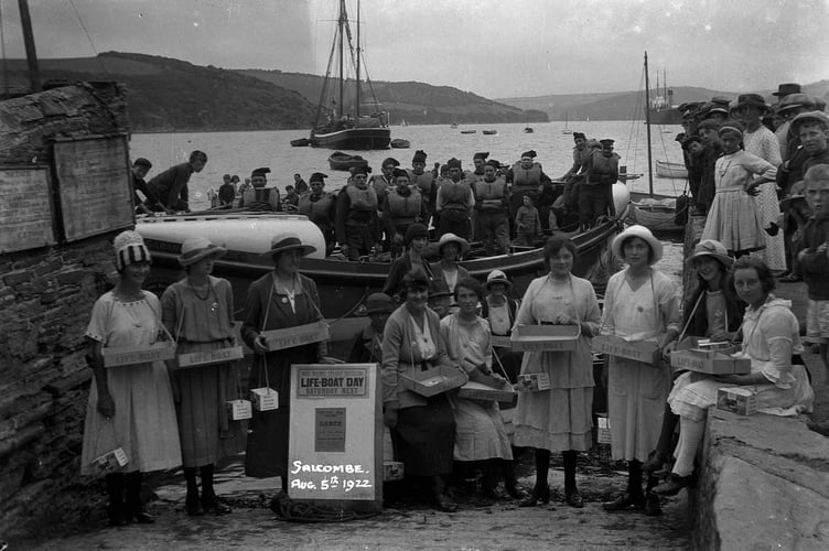 Lifeboat Day, Salcombe. August 5 1922