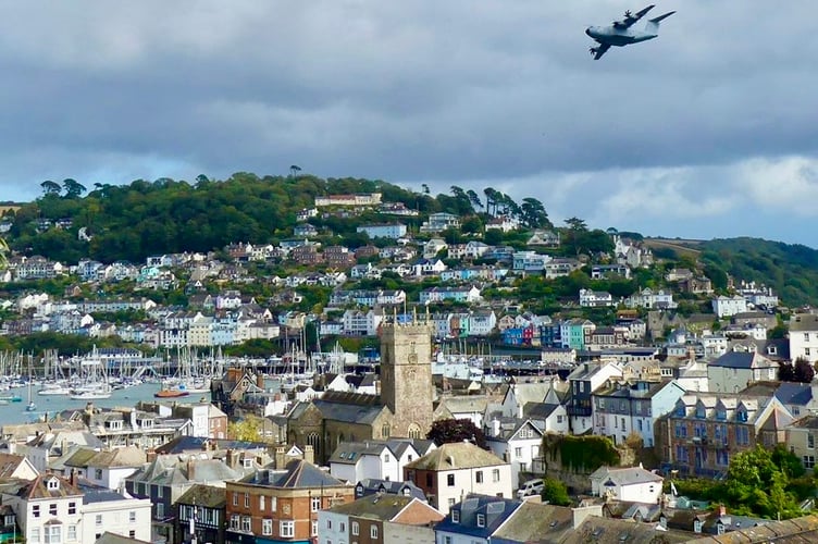 The  Atlas fly's over Dartmouth 