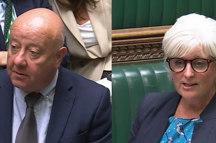 Torbay MP Steve Darling and South Devon MP Caroline Voaden