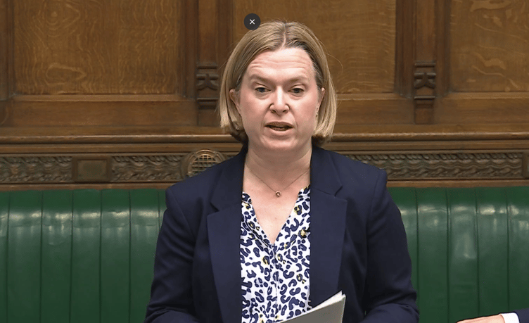 Rebecca Smith MP addresses the Commons