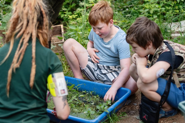 The Outdoors School students with staff members