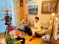 Dentist presents new book to Mayor of Totnes