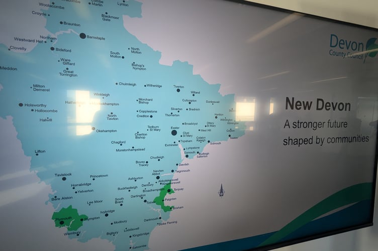 The New Devon proposal would see the county council and eight districts merged to create a new unitary council (Image courtesy: Bradley Gerrard/LDRS).