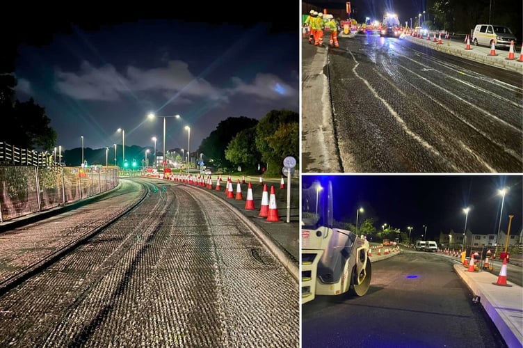 Woolwell to the George roadworks