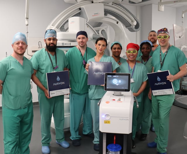 Derriford Hospital first in UK to use treatment for Vascular Disease