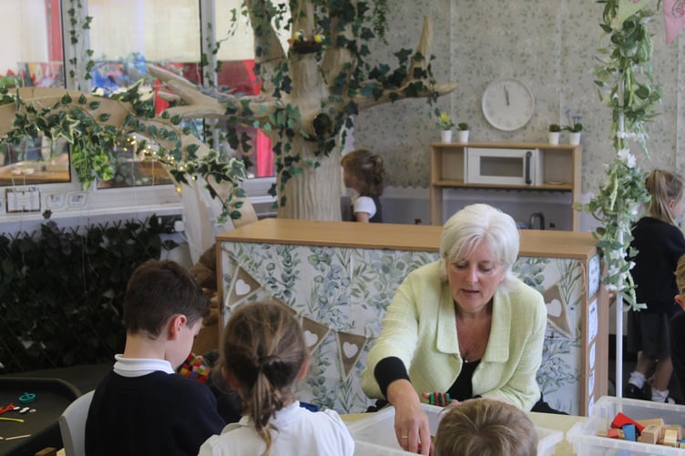 Caroline Voaden MP at Stokenham School