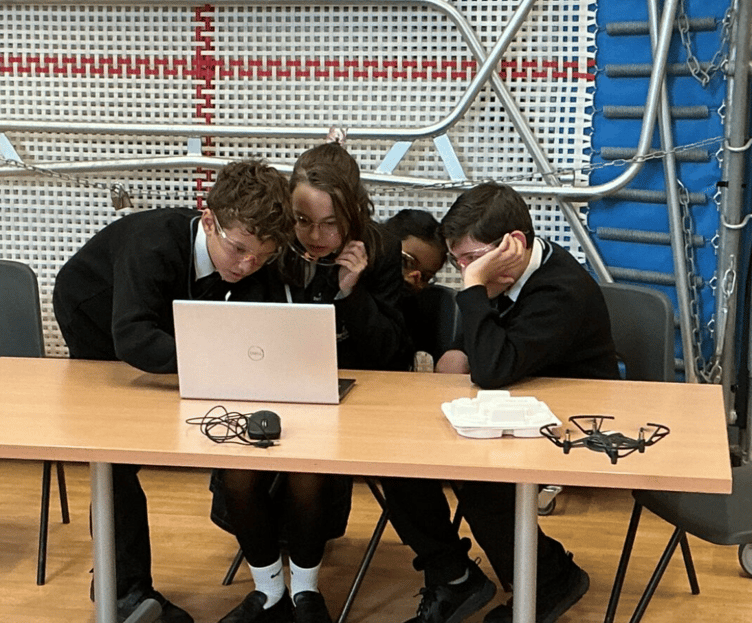 Pupils at Dartmouth Academy