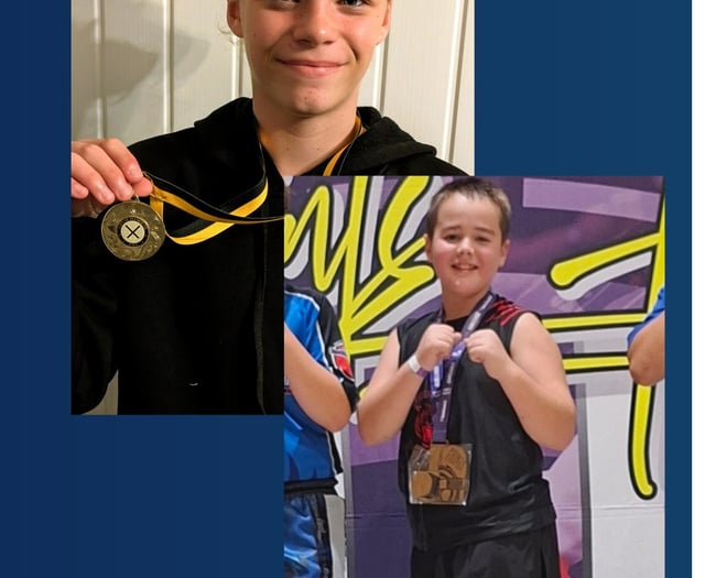 Lilly and Reggy bring gold medals to Ivybridge Community College