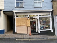 Heartbreak as car crashes into historic Kingsbridge shop