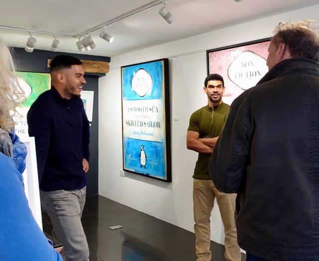 Charles Hollywood exhibition triumphs in Salcombe