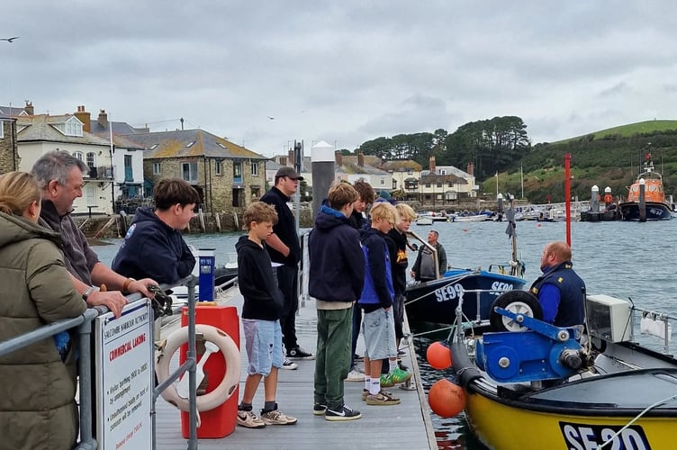 Members of Devon Young Fishers enjoy their Fishing Day