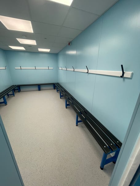 Quayside School Changing Rooms - Image Courtesy Fusion Lifestyle