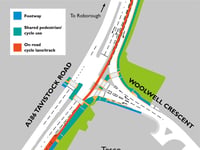 Woolwell to The George Transport scheme phase one nears completion
