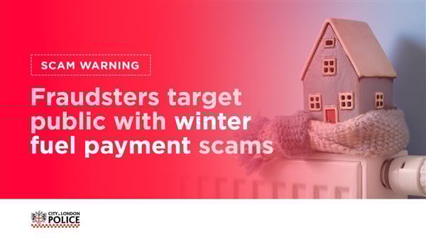 Scam Warning - Winter Fuel Payments.