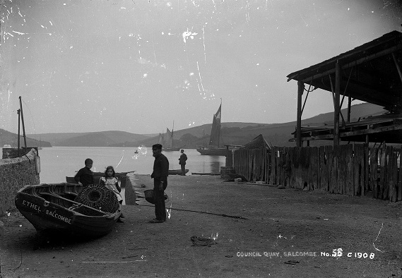 Council Quay, Salcombe around 1908