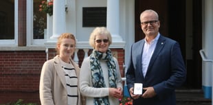 Historic silver prayer book returns to South Devon hospice