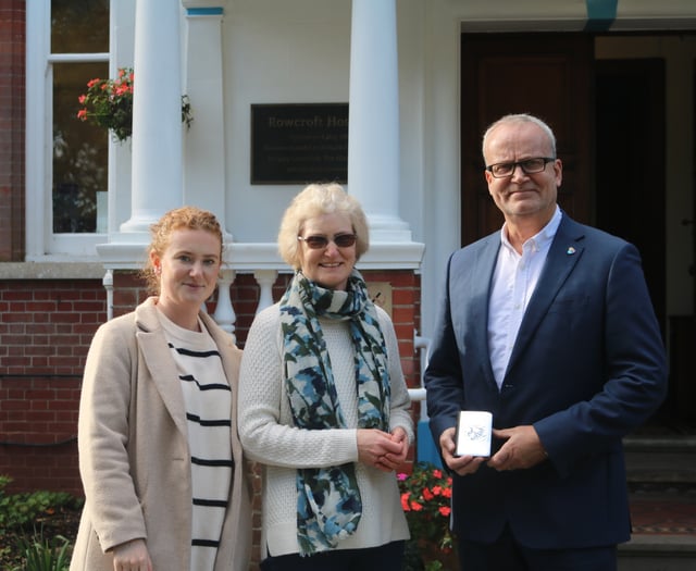 Historic silver prayer book returns to South Devon hospice
