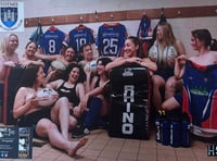 Bluebirds bare all in "tasteful" nude calendar