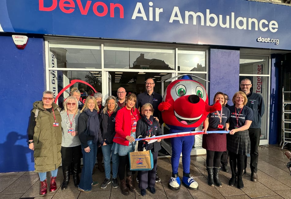 Newest air ambulance charity shop opened by founder
