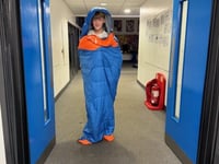 Dartmouth Academy's Year 10 pupils host school sleepover