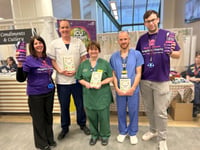 NHS staff charity cookbook to help fund hospital garden project
