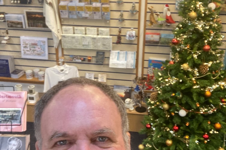 Richard at Dartmouth Visitor Centre