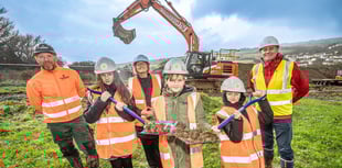 KCC pupils break ground on new housing development