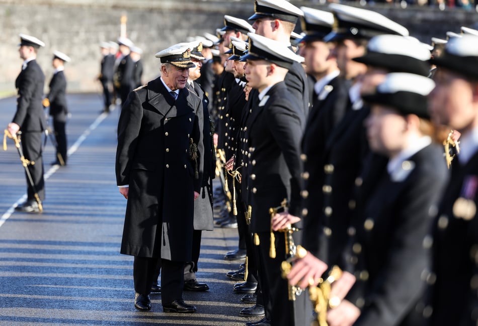 King Honours Royal Navy Cadets in Historic Ceremony