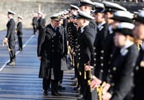 King Salutes Future Navy Leaders