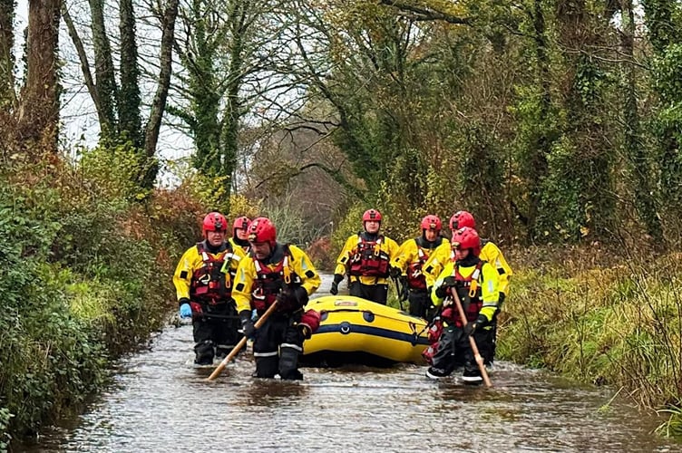 Kingsbridge Coastguard Rescue Team in action