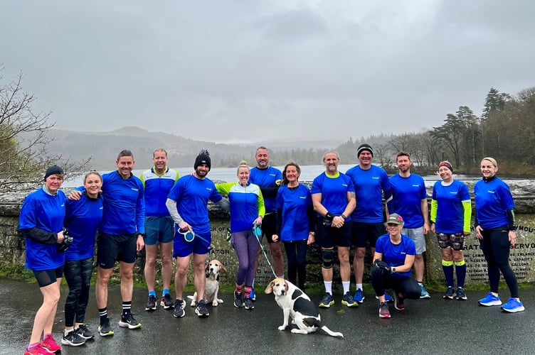 Paul Maxwell and his run team