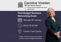 Caroline Voaden invites businesses to post-budget networking event