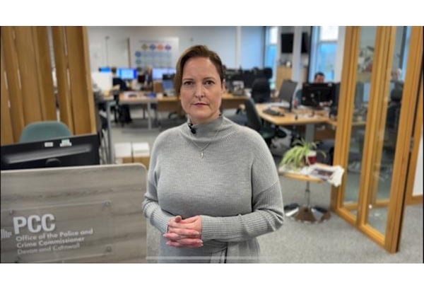 Alison Hernandez, the Police and Crime Commissioner for Devon and Cornwall Police.