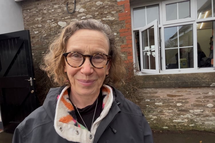 Resident Tasha Kalisher expressed sadness for the residents of Torcross impacted by storm damage (Image courtesy: Bradley Gerrard).