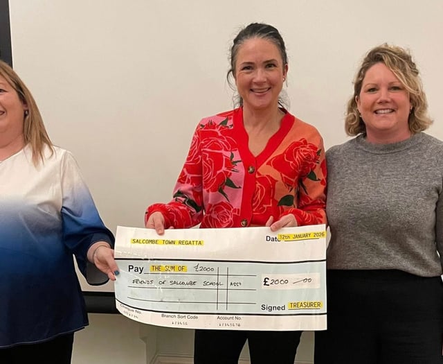 Salcombe Regatta funds new playground facilities for primary school