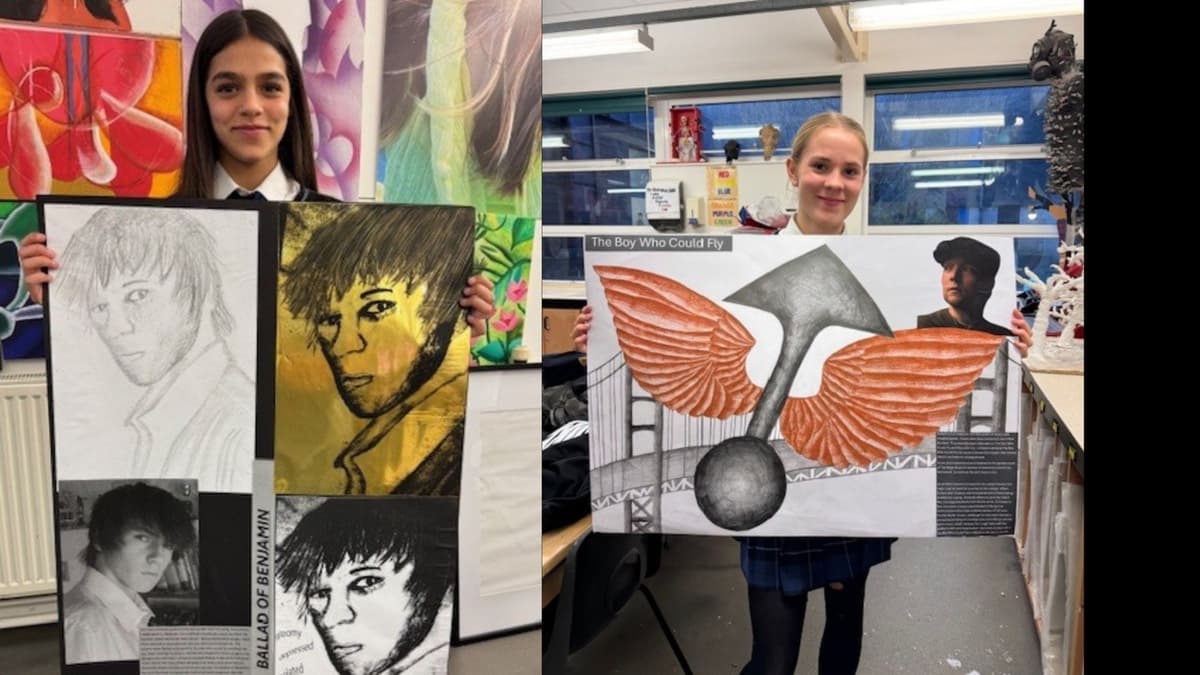 Pupils channel creativity to explore impact of knife crime