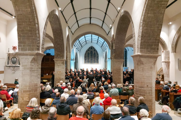 Stanborough Chorus coming to St George’s Church, Modbury.