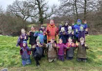 Pupils join TV's Chris Packham in tree planting activity
